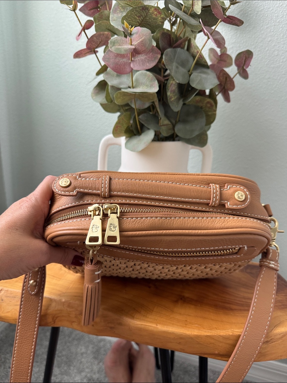 Spartina 449 Straw Crossbody Bag - Picture 4 of 8